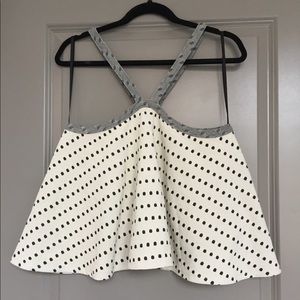 Anthropologie Dot Halter Style Tank